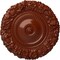 Ekena Millwork Marseille Ceiling Medallion (Fits Canopies up to 7 3/8"), Hand-Painted Firebrick, 21"OD x 2"P CM21MAFIF - alternate 1